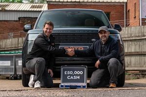 The car and cash together are worth over £180,000