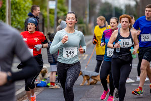 Runners pounded the streets of Oswestry on a chilly February morning