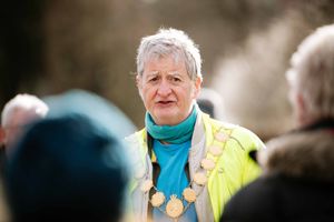 Mayor of Shrewsbury Julian Dean, who organised the vigil