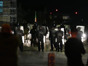 Supporting image for story: Protest at Citywest takes place without incident after previous disorder