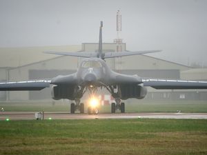 Supporting image for story: US using British bases for ‘specific defensive operations’ after bombers arrive