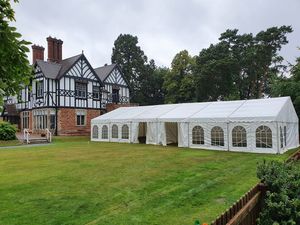 Shrewsbury High Prep School was given a marquee to ensure pupils could return safely