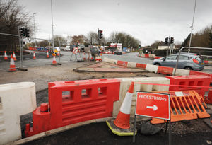 The roadworks began in August last year