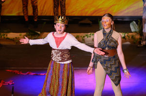 Bridgnorth Endowed pupils performing The Lion King