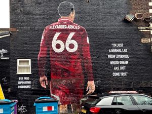 Supporting image for story: Trent Alexander-Arnold mural vandalised ahead of Anfield return with Real Madrid