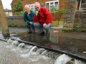 Supporting image for story: Streets hit by burst water pipes