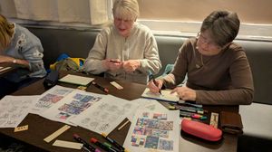 Supporting image for story: Hayes Green WI enjoy craft session full of colour and creativity