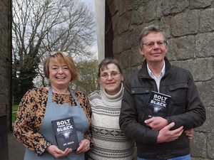 Supporting image for story: Historic county castle provides setting for new author's new murder mystery