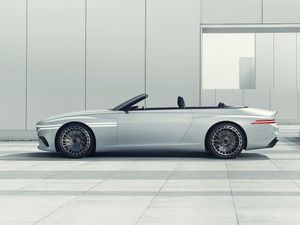 Supporting image for story: The Genesis X Convertible is a striking electric drop-top