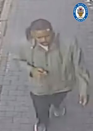 This image has been released of a man police have said they want to speak to. Photo: West Midlands Police
