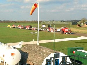 Supporting image for story: Plane lands safely after emergency services sent to Shropshire airfield