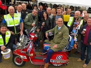 Supporting image for story: Mods ride in to Telford for charity bash
