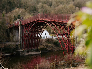 Ironbridge's historic Iron Bridge.