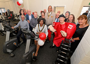 Wolverhampton Mayor Councillor Sandra Samuels with the Have a Heart team