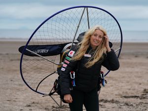 Supporting image for story: ‘Human swan’ to give evidence at inquiry into fatal mid-air paramotor crash