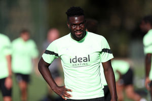 PORTIMAO, PORTUGAL - JUNE 26: Daryl Dike of West Bromwich Albion on June 26, 2022 in Portimao, Portugal. (Photo by Adam Fradgley/West Bromwich Albion FC via Getty Images).
