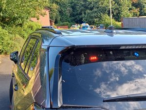 Police in Warren Drive, Sedgley on Monday, July 7