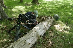 Filming insects at Attingham Park. Picture: National Trust