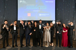 Winners at the Asian Business Chamber of Commerce annual awards 2024