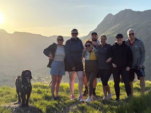 Participants on a recent Climbing Out programme