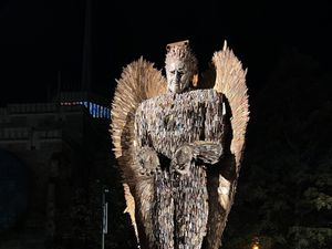 Supporting image for story: Knife Angel arrives in Blackburn