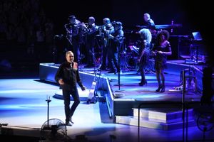 Neil Diamond performs at Arena Birmingham. Picture: Chris Rawlins