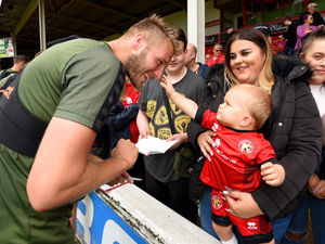 Supporting image for story: Fans given glimpse of Walsall preparations in open training session - with PICTURES