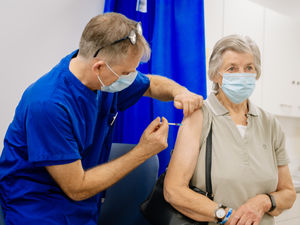 Supporting image for story: First patients have Covid jab as GP-led vaccine clinics get under way in Shropshire 