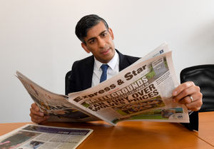 Prime Minister Rishi Sunak visits the Express & Star head office, Wolverhampton