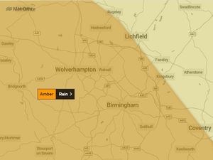 Supporting image for story: Severe weather warning for Black Country and Staffordshire as rain lashes region