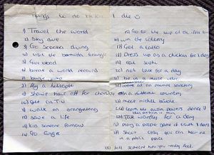 Georgia Williams' wish list