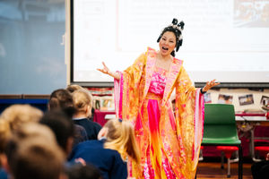 Grace Tong performs