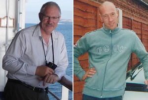 Customer Stewart Staples, left, and factory worker Simon Hillier both died in the fire