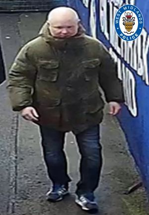 Police are looking to speak to this man over an incident at a Birmingham City game
