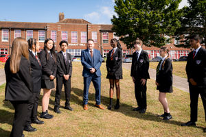 Mr Clarke and learners