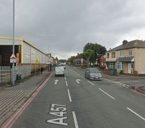 Temporary traffic lights have been installed on the A457 Dudley Road, around Junction Street, to make way for roadworks