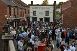 Crowds at the museum, which more than 300,000 people visited last year