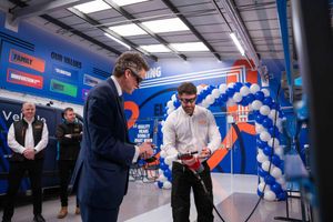 Sir Gavin Williamson at Bri-Stor Systems' New Centre of Excellence