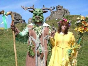 Supporting image for story: Thousands attend Clun's Green Man Festival