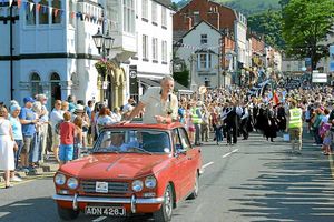 Terry Waite on the parade