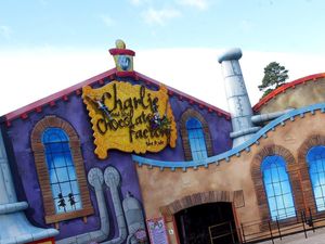 Supporting image for story: Alton Towers Charlie and the Chocolate Factory ride auction raises £10,000 for charity