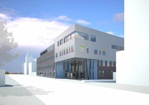 An impression of how the build will look once complete.