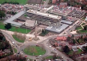 Shirehall, Shrewsbury, the current headquarters of Shropshire Council