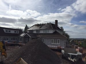 Supporting image for story: Severe roof fire at home near Perton