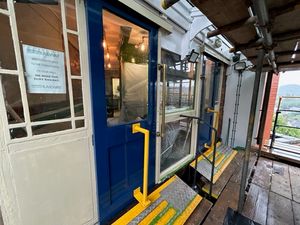 Supporting image for story: It stinks! Bridgnorth's unlucky Cliff Railway is now struck by leaky sewer