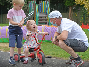 Supporting image for story: Seaside day for families using hospice service