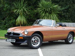 Supporting image for story: Forty-year-old MGB with just 77 miles on the clock auctioned off