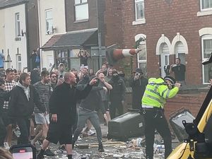 Supporting image for story: Police dog is retired after being injured in Southport disorder