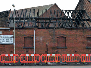 Supporting image for story: Roads closed as crews battle blaze at Dudley factory site next to school