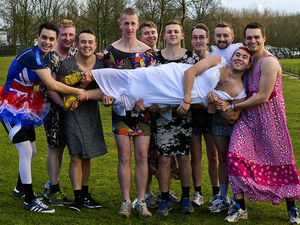 Supporting image for story: Telford groom ties knot after 5k run in a wedding dress